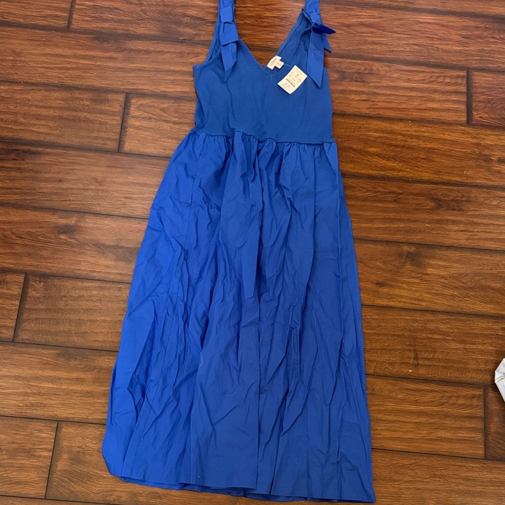 J. Crew Royal Blue Maxi Dress